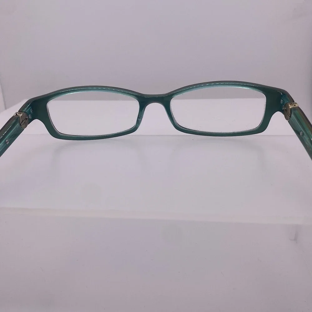 Kate Spade Eyeglasses Women FRAMES ONLY Elisabeth OJey 130 Black Teal Green 621